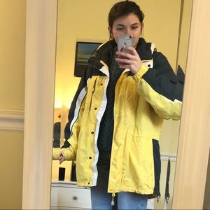 90s Columbia Yellow Winter Ski Coat
